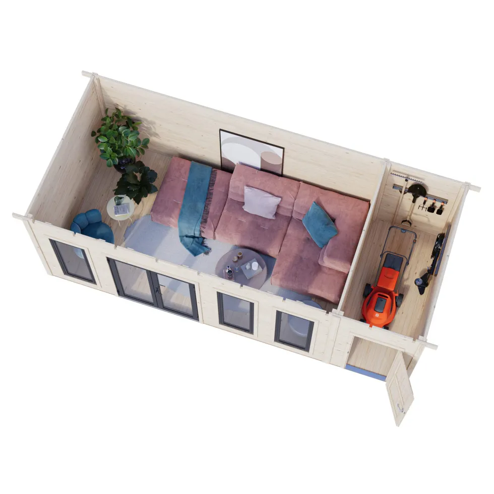 Stuga Palmako Aurelia 20,1 m² (inv. 19,2 m²)