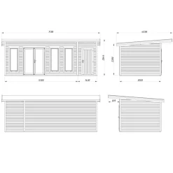 Stuga Palmako Aurelia 20,1 m² (inv. 19,2 m²)