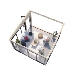 Stuga Palmako Serena 13,4 m² Set 2 Slide (inv. 12,6 m²)