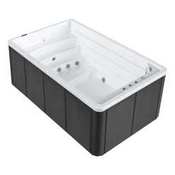 Swimspa Swebad Swim Family med Gaveltrappa och Termolock