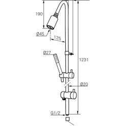 Takdusch Mora INXX Shower System S6