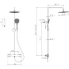 Takduschset Geyser Ergo 3jet 160 cc