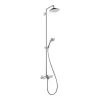 Takduschset Hansgrohe Croma 220 Showerpipe med Badkarsblandare 150 cc