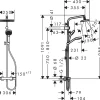 Takduschset Hansgrohe MySelect E 240