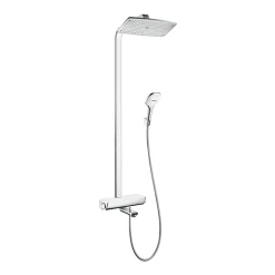 Takduschset Hansgrohe Raindance Select 360 Showerpipe med BadkarsblandareVit/Krom