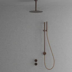 Takduschset Scandtap Steel Harmonized 5Z för Inbyggnad