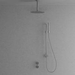 Takduschset Scandtap Steel Harmonized 5Z för Inbyggnad