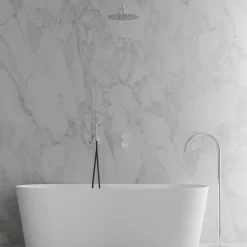 Takduschset Scandtap Steel Harmonized Bliss 3 med Badkarsblandare för Inbyggnad