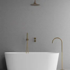 Takduschset Scandtap Steel Harmonized Bliss 3 med Badkarsblandare för Inbyggnad