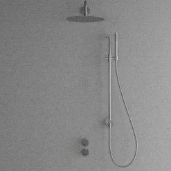 Takduschset Scandtap Steel Harmonized 5X för Inbyggnad