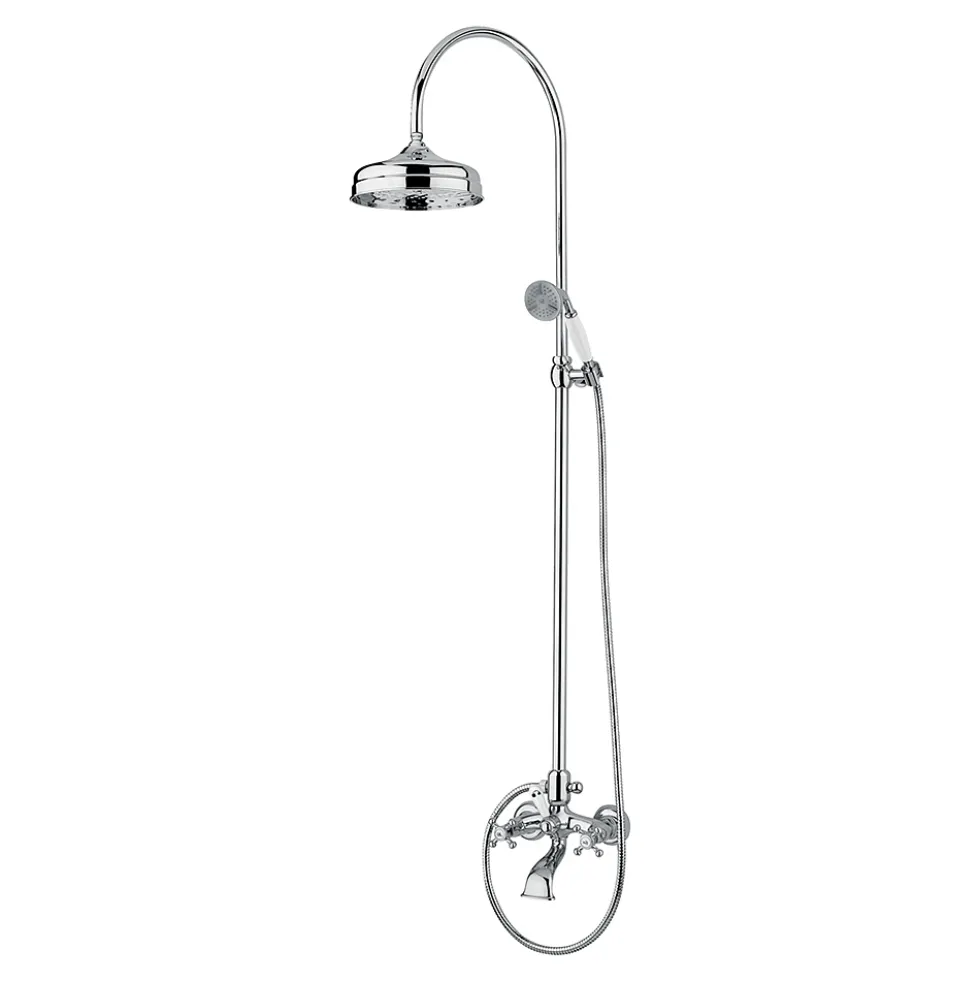 Takduschset Tapwell Classic XCOL022-150 med Badkarsblandare