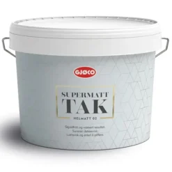 Takfärg Gjøco Supermatt Vit