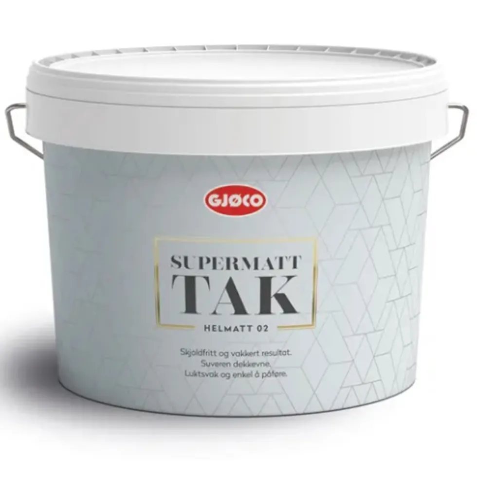Takfärg Gjøco Supermatt Vit
