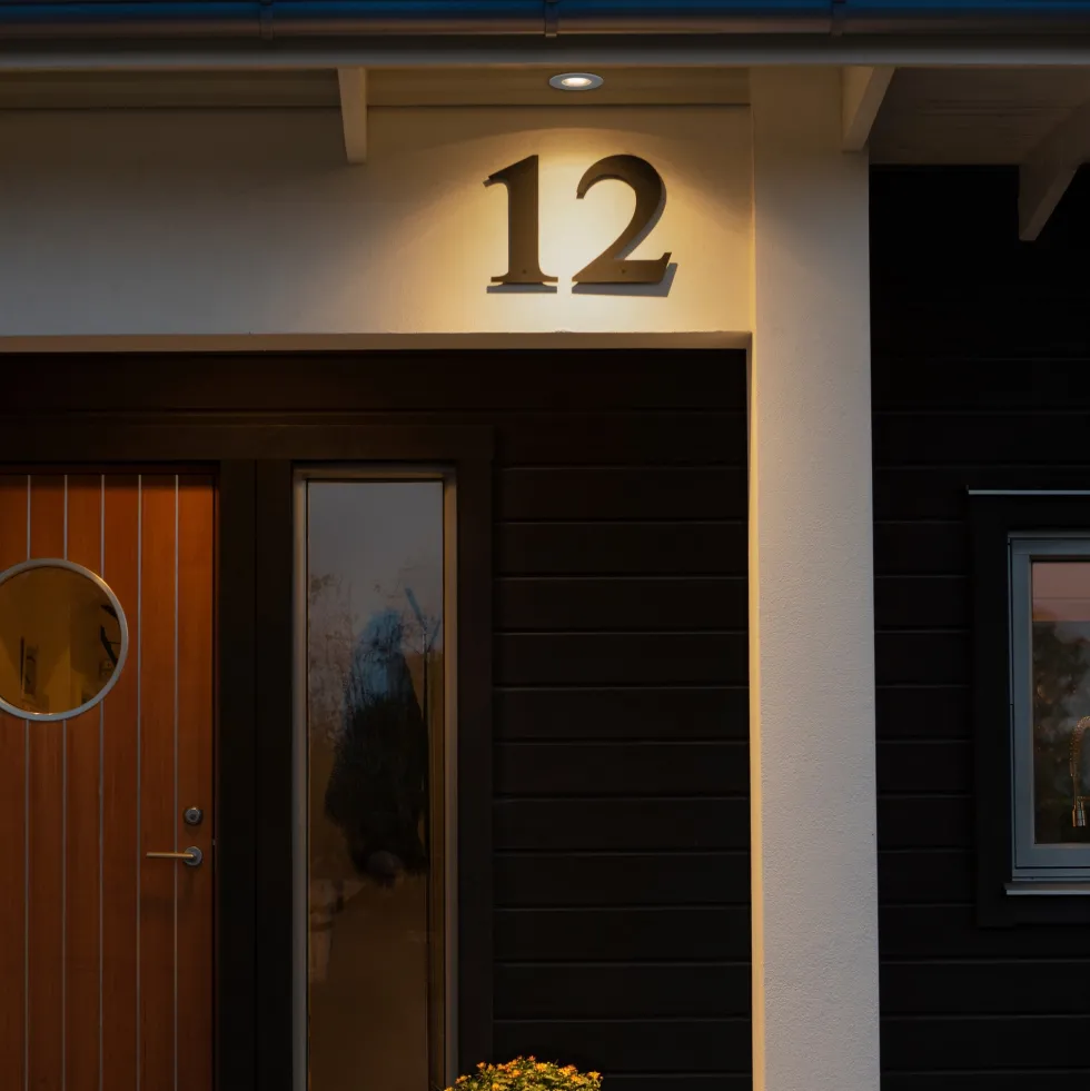 Takspot Gnosjö Konstsmide Inbyggd 6W HP LED FrontVit