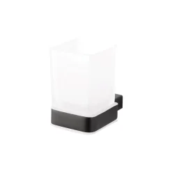 Tandborstglas Bemeta Nero Glas/Svart