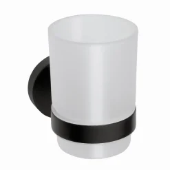Tandborstglas Duschbyggarna Black