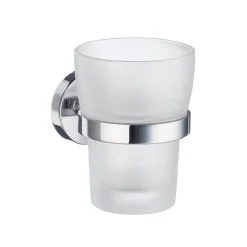 Tandborstglas Smedbo Home HK343 Krom/Frostat Glas