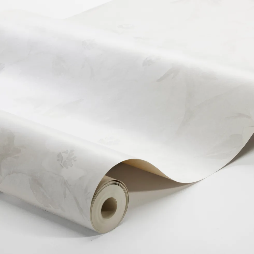 Tapet Boråstapeter Helens Flower 3583 Non Woven, Mönstrad Grå