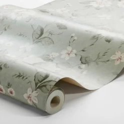Tapet Boråstapeter Lauras Cottage 3574 Non Woven, Mönstrad Grön