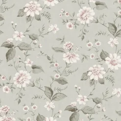 Tapet Boråstapeter Lauras Cottage 3574 Non Woven, Mönstrad Grön