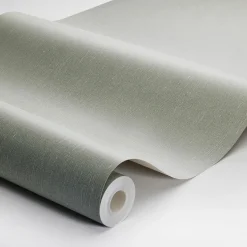 Tapet Boråstapeter Linen Bay Leaf 4333 EasyUp, Enfärgad Grön