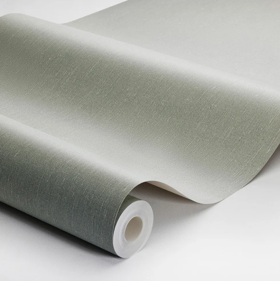 Tapet Boråstapeter Linen Bay Leaf 4333 EasyUp, Enfärgad Grön