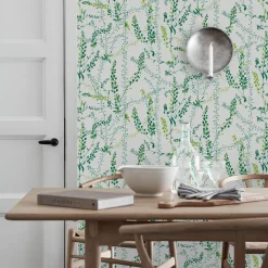 Tapet Boråstapeter Scandinavian Designers II Bladranker 1787