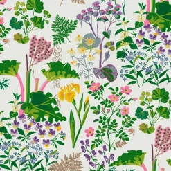 Tapet Boråstapeter Scandinavian Designers II Rabarber 1792