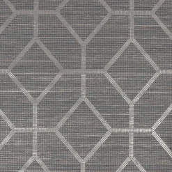 Tapet Boutique Asscher Geometrisk Grå