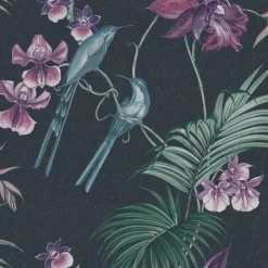 Tapet Boutique Julien McDonald Utopia Navy Blå