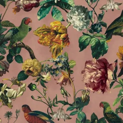 Tapet Eijffinger Museum 307304 Non Woven, Mönstrad Rosa