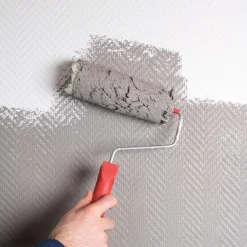 Tapet Fresco Förgrundad Glasfiberväv Fiskben Vit 25 m 165g/m2
