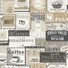 Tapet Galerie Wallcoverings Enamel Signs G56169