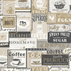 Tapet Galerie Wallcoverings Enamel Signs G56169