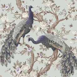 Tapet Laura Ashley Belvedere Enteneier Blå