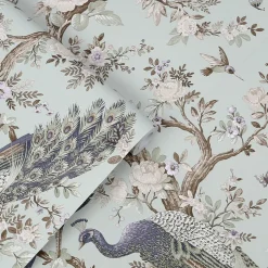 Tapet Laura Ashley Belvedere Enteneier Blå