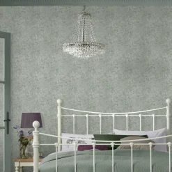 Tapet Laura Ashley Corrina Leaf Mineral Grön 121089