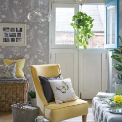 Tapet Laura Ashley Dragonfly Garden Steel