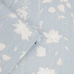 Tapet Laura Ashley Dragonfly Garden Chalk Blue