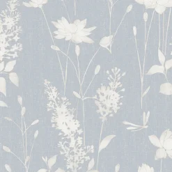 Tapet Laura Ashley Dragonfly Garden Chalk Blue