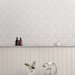 Tapet Laura Ashley Erwood Grå