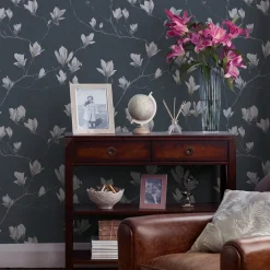 Tapet Laura Ashley Magnolia Grove Dusky Seaspray