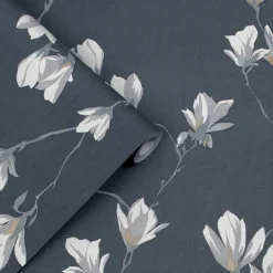 Tapet Laura Ashley Magnolia Grove Dusky Seaspray