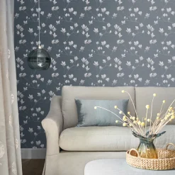 Tapet Laura Ashley Magnolia Grove Dusky Seaspray