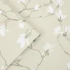 Tapet Laura Ashley Magnolia Grove Naturel 113353 EasyUp, Mönstrad Flerfärgad