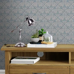 Tapet Laura Ashley Margam Newport Blå 118489