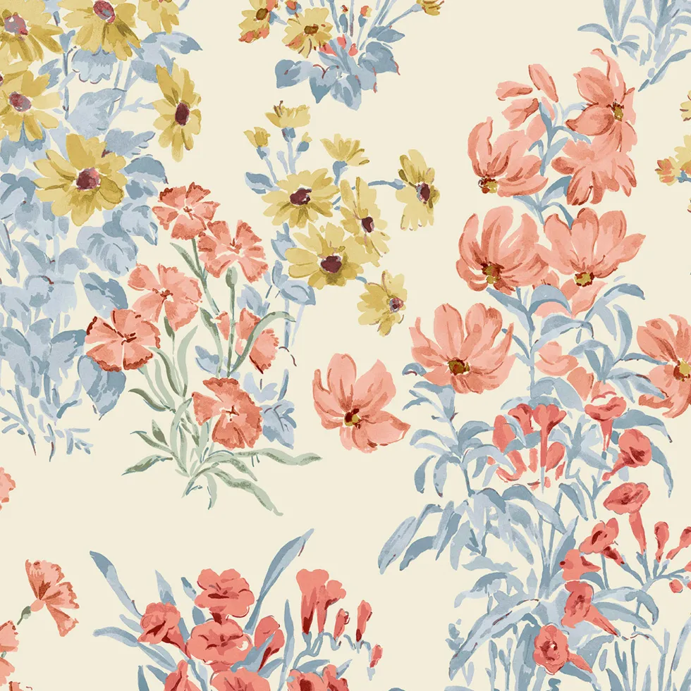 Tapet Laura Ashley Megan Ochre Gul 122742