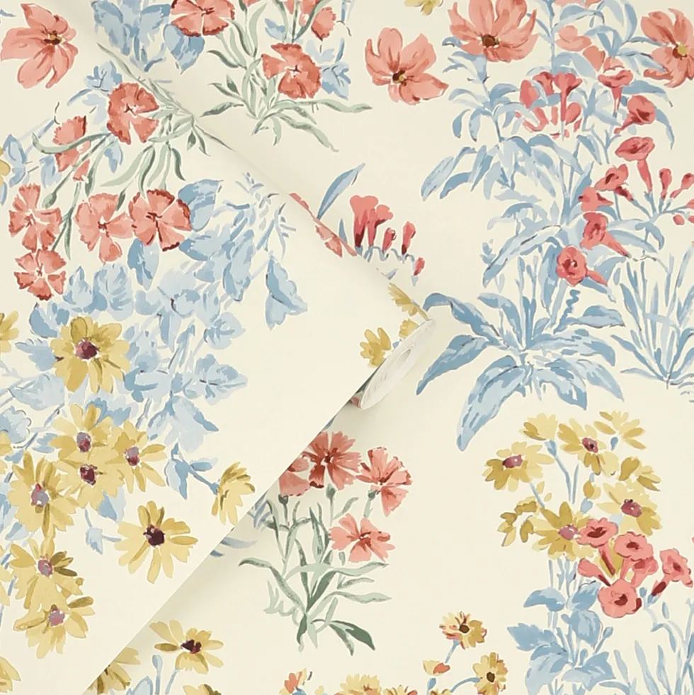 Tapet Laura Ashley Megan Ochre Gul 122742
