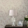 Tapet Laura Ashley Oriental Garden Pearlescent Chalk Rosa
