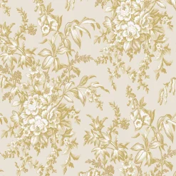 Tapet Laura Ashley Picardie Pale Gold